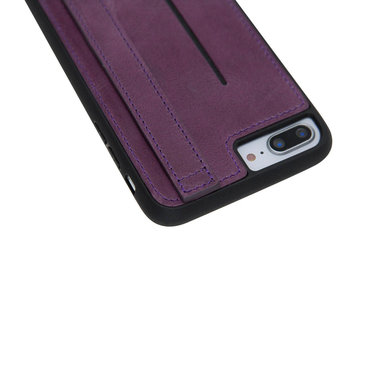 iPhone 8 Plus / iPhone 7 Plus Snap - on Leather Grip Case by Hardiston - premium iPhone 7 - 8 - SE Cases