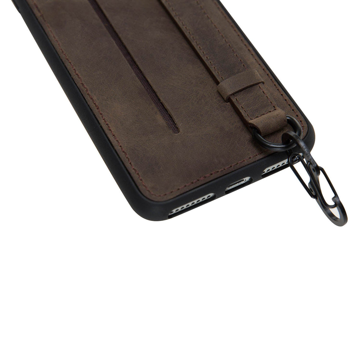 iPhone 8 Plus / iPhone 7 Plus Snap - on Leather Grip Case by Hardiston - premium iPhone 7 - 8 - SE Cases
