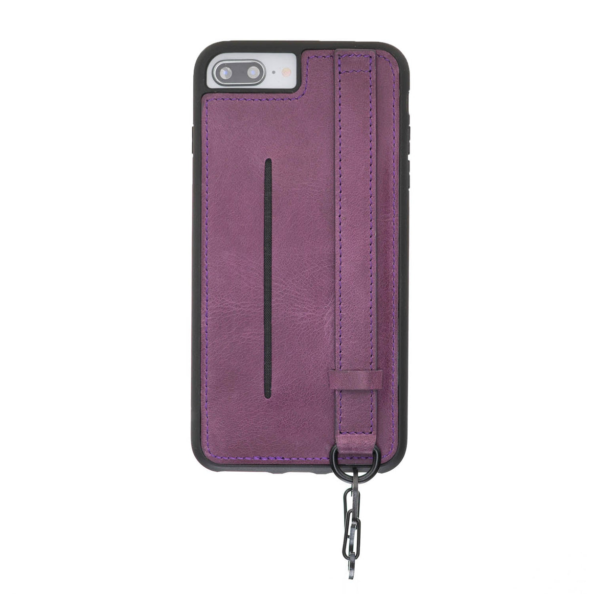 iPhone 8 Plus / iPhone 7 Plus Snap - on Leather Grip Case by Hardiston - premium iPhone 7 - 8 - SE Cases