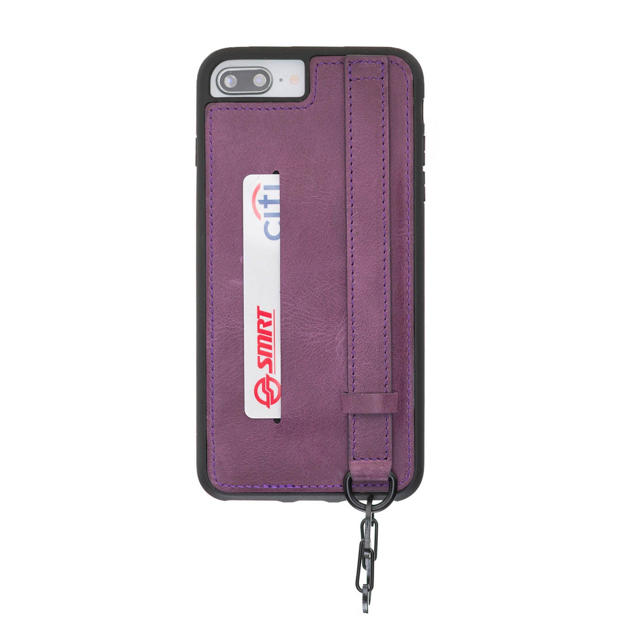 iPhone 8 Plus / iPhone 7 Plus Snap - on Leather Grip Case by Hardiston - premium iPhone 7 - 8 - SE Cases