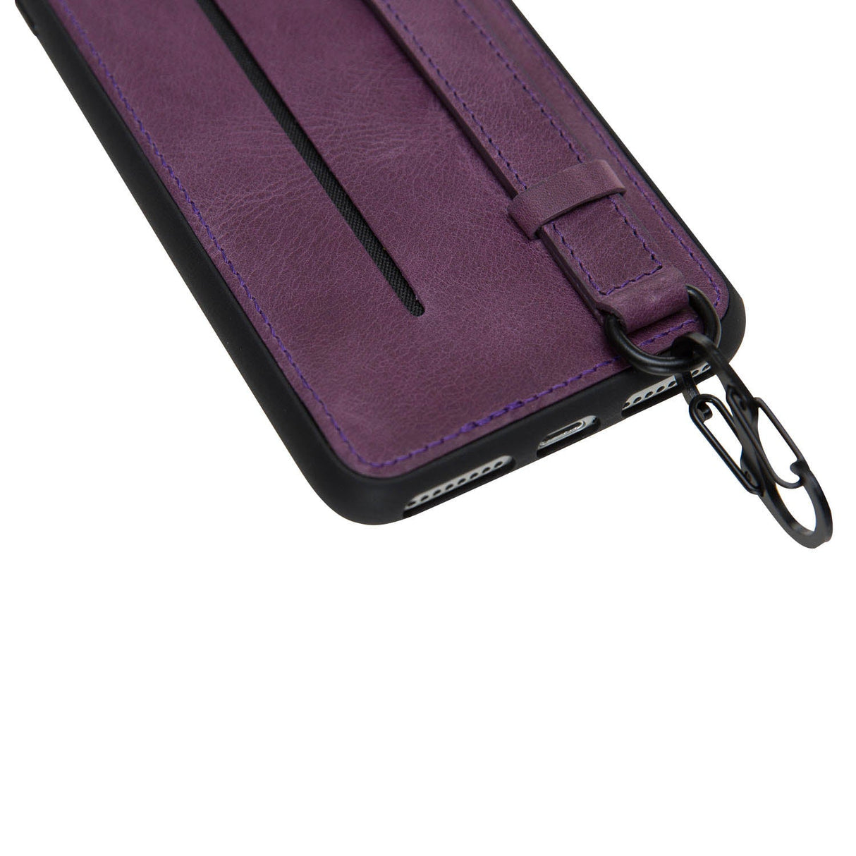 iPhone 8 Plus / iPhone 7 Plus Snap - on Leather Grip Case by Hardiston - premium iPhone 7 - 8 - SE Cases