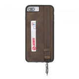 iPhone 8 Plus / iPhone 7 Plus Snap - on Leather Grip Case by Hardiston - premium iPhone 7 - 8 - SE Cases
