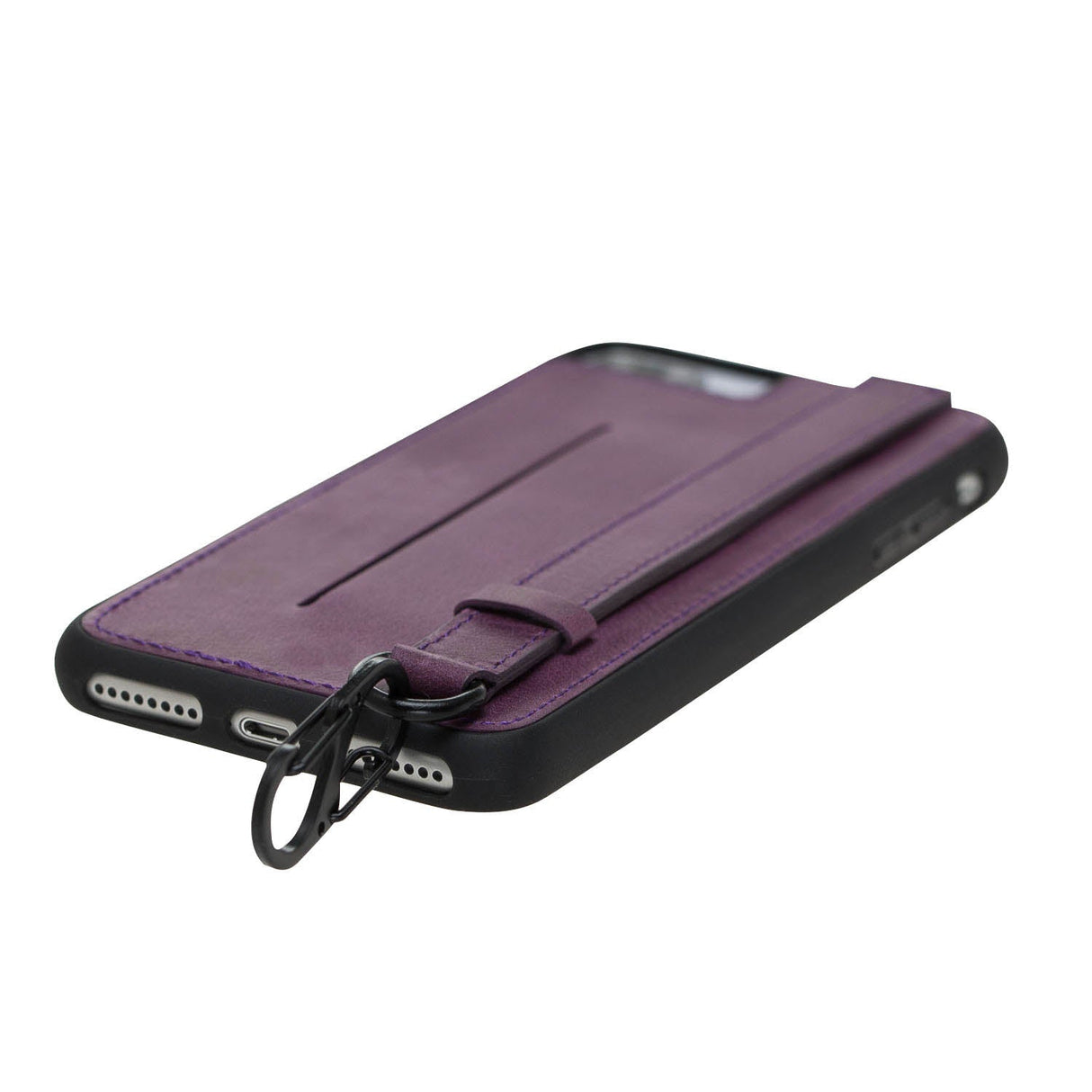 iPhone 8 Plus / iPhone 7 Plus Snap - on Leather Grip Case by Hardiston - premium iPhone 7 - 8 - SE Cases