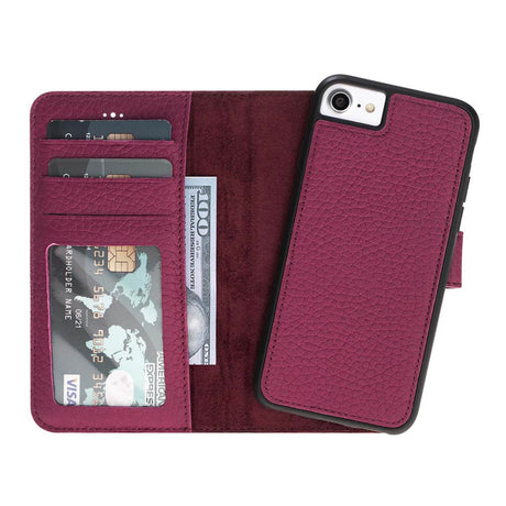 iPhone SE / iPhone 8 / iPhone 7 Leather Wallet Case by Hardiston - premium iPhone 7 - 8 - SE Cases