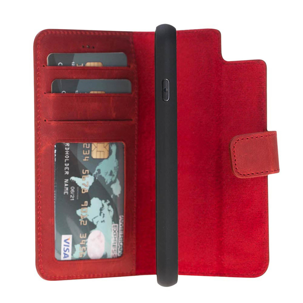 iPhone SE / iPhone 8 / iPhone 7 Leather Wallet Case by Hardiston - premium iPhone 7 - 8 - SE Cases