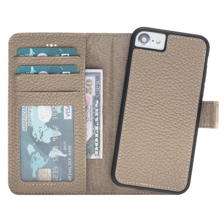 iPhone SE / iPhone 8 / iPhone 7 Leather Wallet Case by Hardiston - premium iPhone 7 - 8 - SE Cases