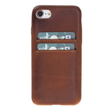 iPhone SE / iPhone 8 / iPhone 7 Snap - on Full Cover Leather Case with Credit Cards by Hardiston - premium iPhone 7 - 8 - SE Cases