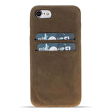 iPhone SE / iPhone 8 / iPhone 7 Snap - on Full Cover Leather Case with Credit Cards by Hardiston - premium iPhone 7 - 8 - SE Cases