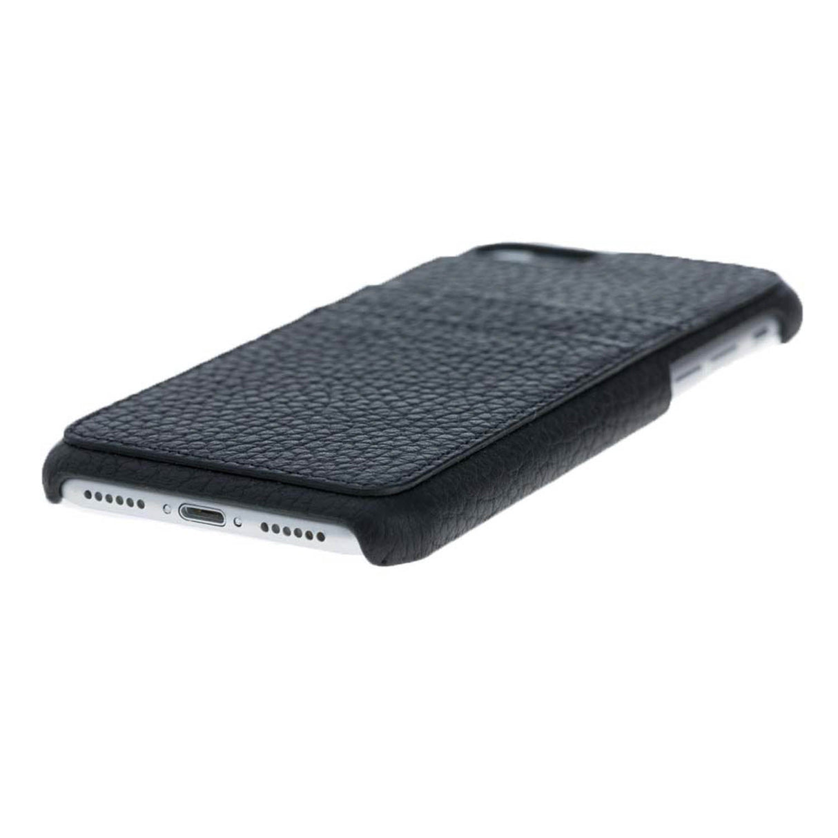 iPhone SE / iPhone 8 / iPhone 7 Snap - on Leather Case with Credit Card Slots by Hardiston - premium iPhone 7 - 8 - SE Cases