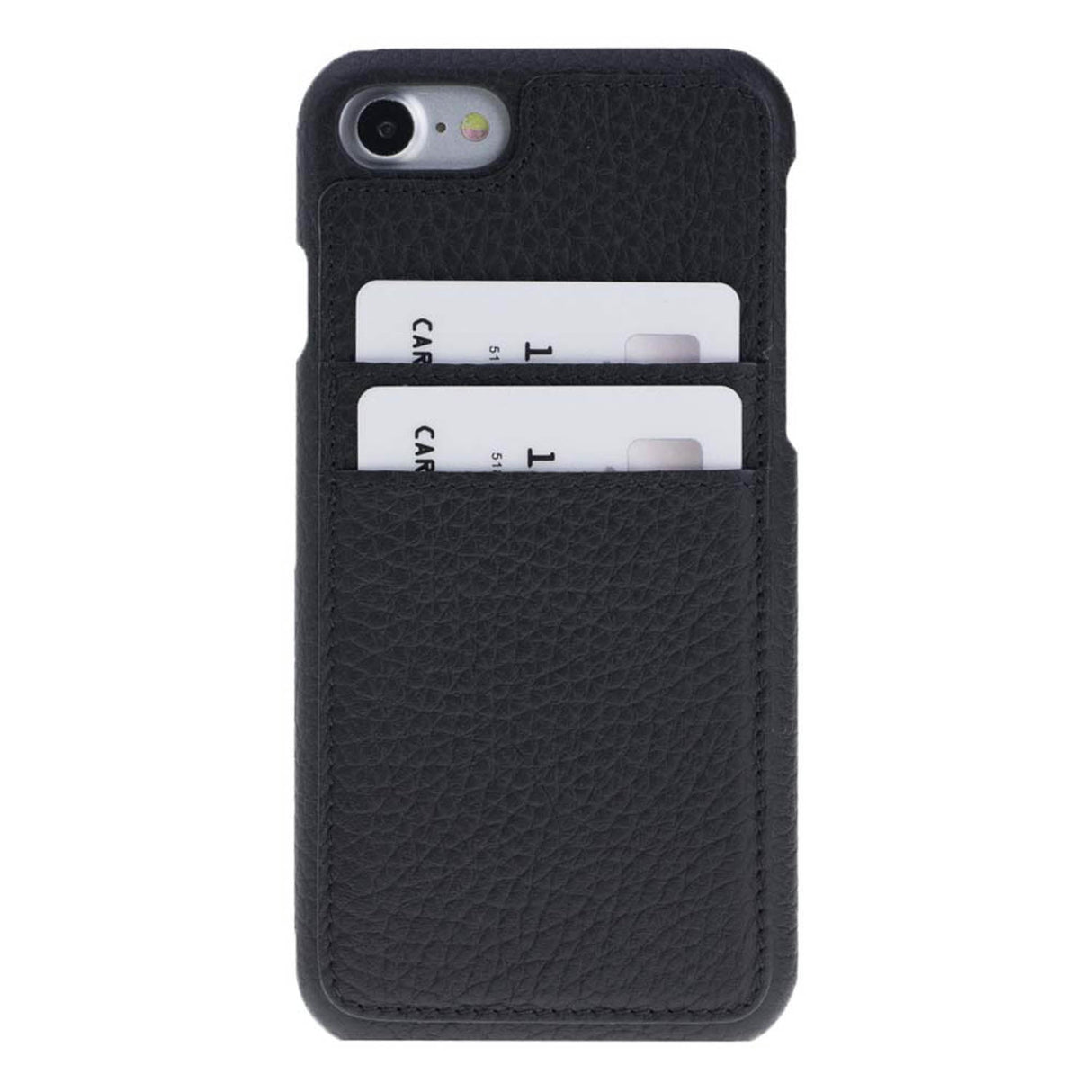 iPhone SE / iPhone 8 / iPhone 7 Snap - on Leather Case with Credit Card Slots by Hardiston - premium iPhone 7 - 8 - SE Cases