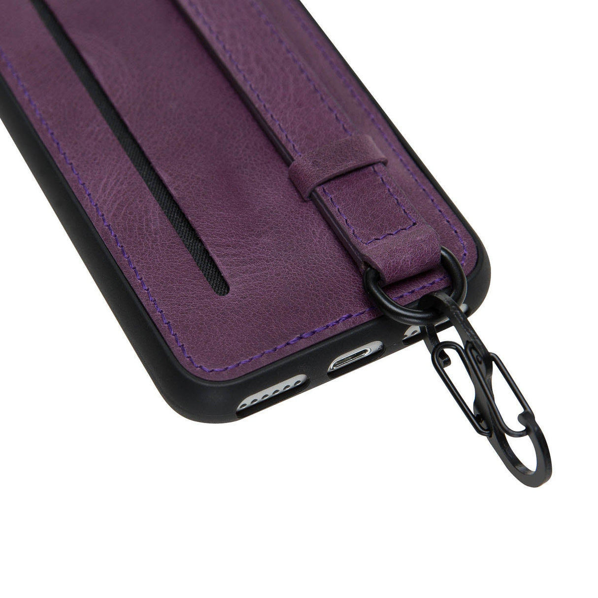 iPhone SE / iPhone 8 / iPhone 7 Snap - on Leather Grip Case by Hardiston - premium iPhone 7 - 8 - SE Cases