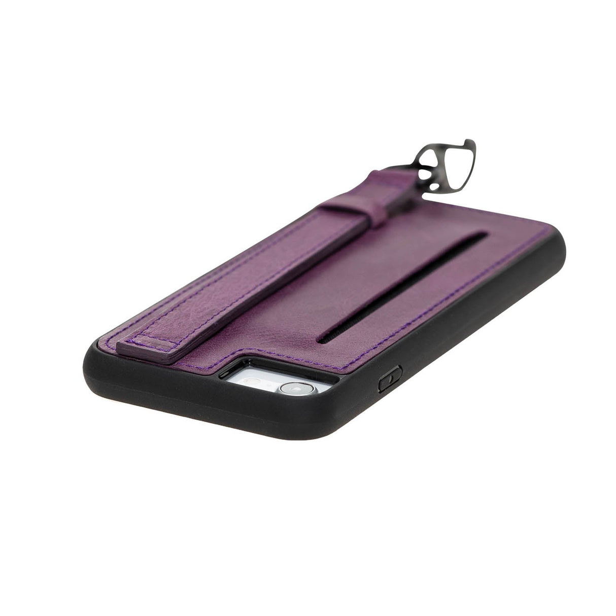 iPhone SE / iPhone 8 / iPhone 7 Snap - on Leather Grip Case by Hardiston - premium iPhone 7 - 8 - SE Cases