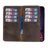 iPhone X / XS Dual Fold Magnetic Detachable Leather Wallet Case by Hardiston - premium iPhone 10 (X) Cases
