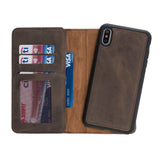 iPhone X / XS Dual Fold Magnetic Detachable Leather Wallet Case by Hardiston - premium iPhone 10 (X) Cases