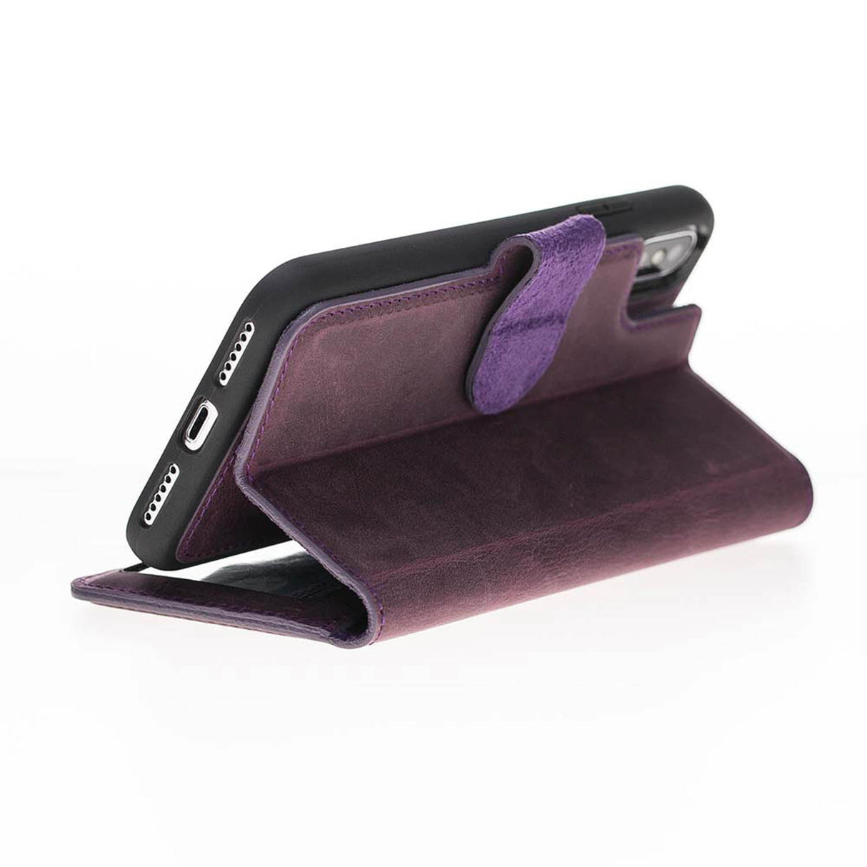 iPhone X / XS Leather Wallet Case by Hardiston - premium iPhone 10 (X) Cases