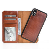 iPhone X / XS Leather Wallet Case by Hardiston - premium mws_apo_generated