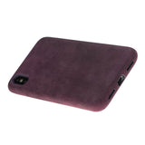 iPhone X / XS Snap - on Full Cover Leather Case by Hardiston - premium iPhone 10 (X) Cases
