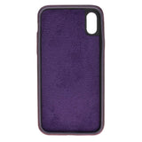 iPhone X / XS Snap - on Full Cover Leather Case by Hardiston - premium iPhone 10 (X) Cases
