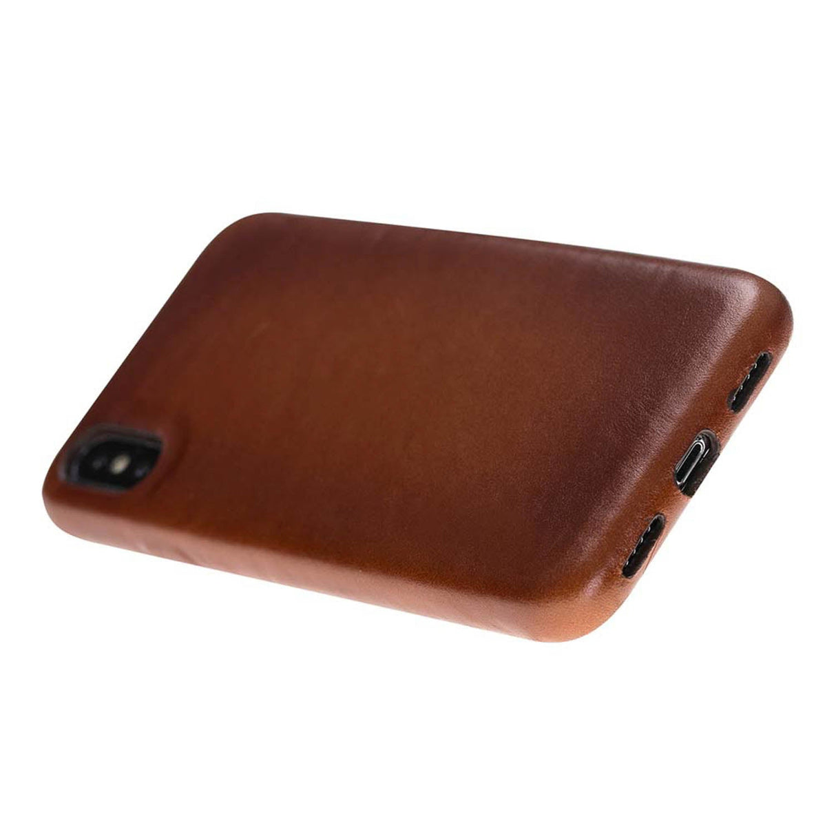 iPhone X / XS Snap - on Full Cover Leather Case by Hardiston - premium iPhone 10 (X) Cases