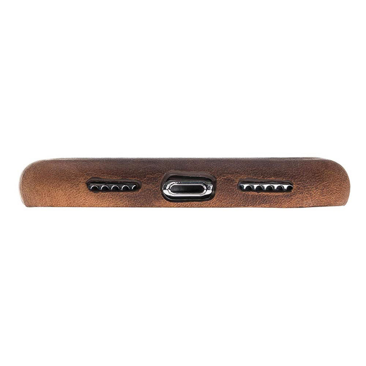 iPhone X / XS Snap - on Full Cover Leather Case by Hardiston - premium iPhone 10 (X) Cases