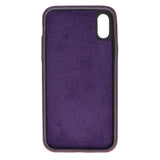 iPhone X / XS Snap - on Full Cover Leather Case with Credit Card Slots by Hardiston - premium iPhone 10 (X) Cases