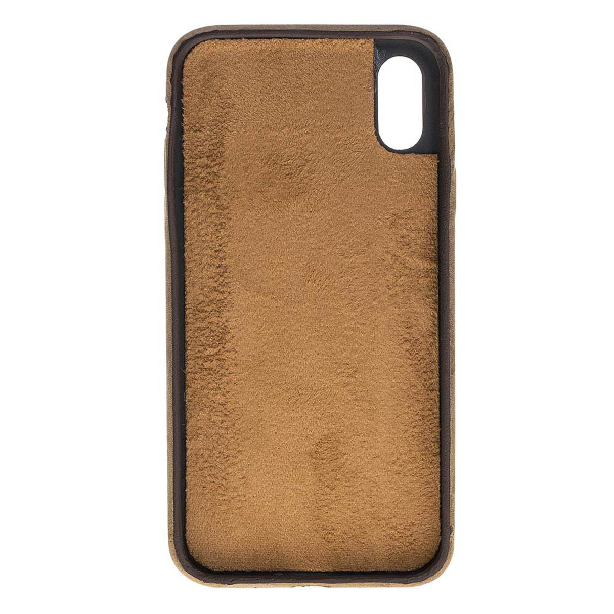 iPhone X / XS Snap - on Full Cover Leather Case with Credit Card Slots by Hardiston - premium iPhone 10 (X) Cases