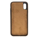 iPhone X / XS Snap - on Full Cover Leather Case with Credit Card Slots by Hardiston - premium iPhone 10 (X) Cases