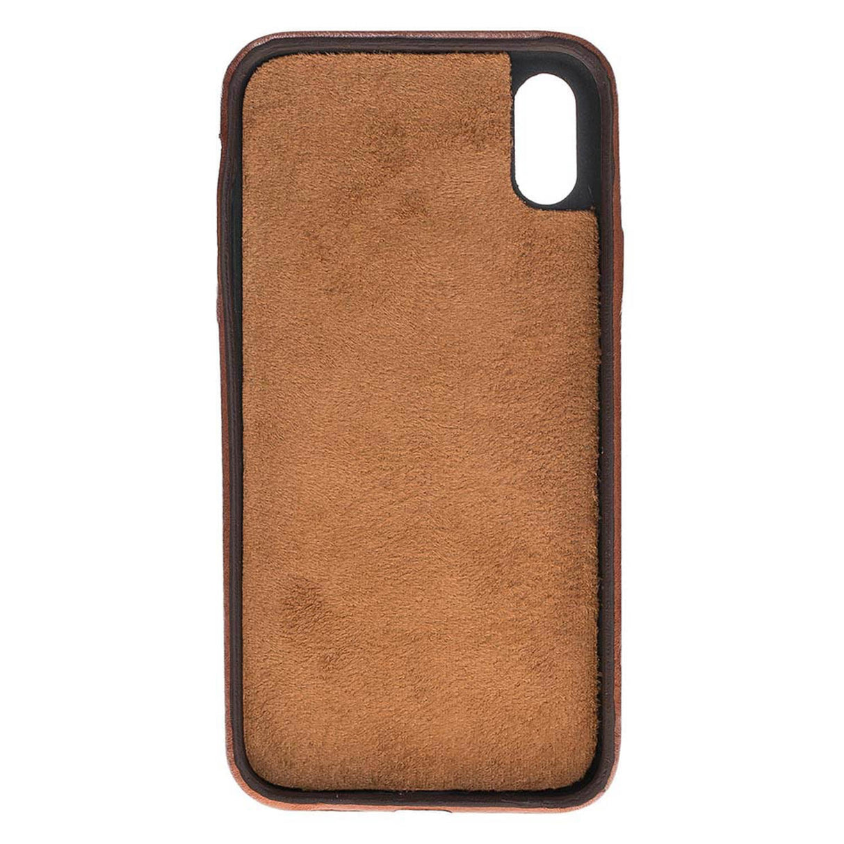 iPhone X / XS Snap - on Full Cover Leather Case with Credit Card Slots by Hardiston - premium iPhone 10 (X) Cases