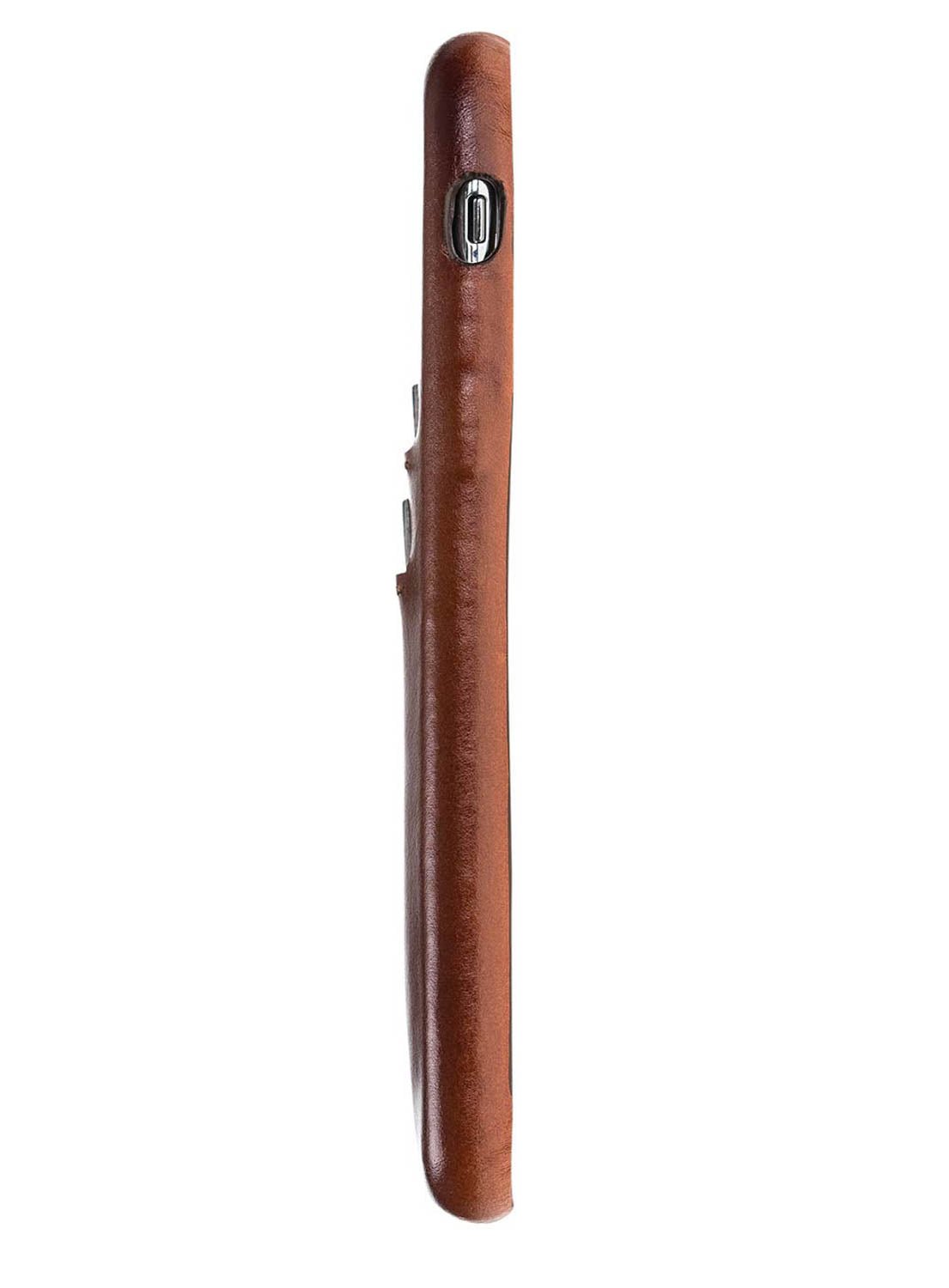 iPhone X / XS Snap - on Full Cover Leather Case with Credit Card Slots by Hardiston - premium iPhone 10 (X) Cases