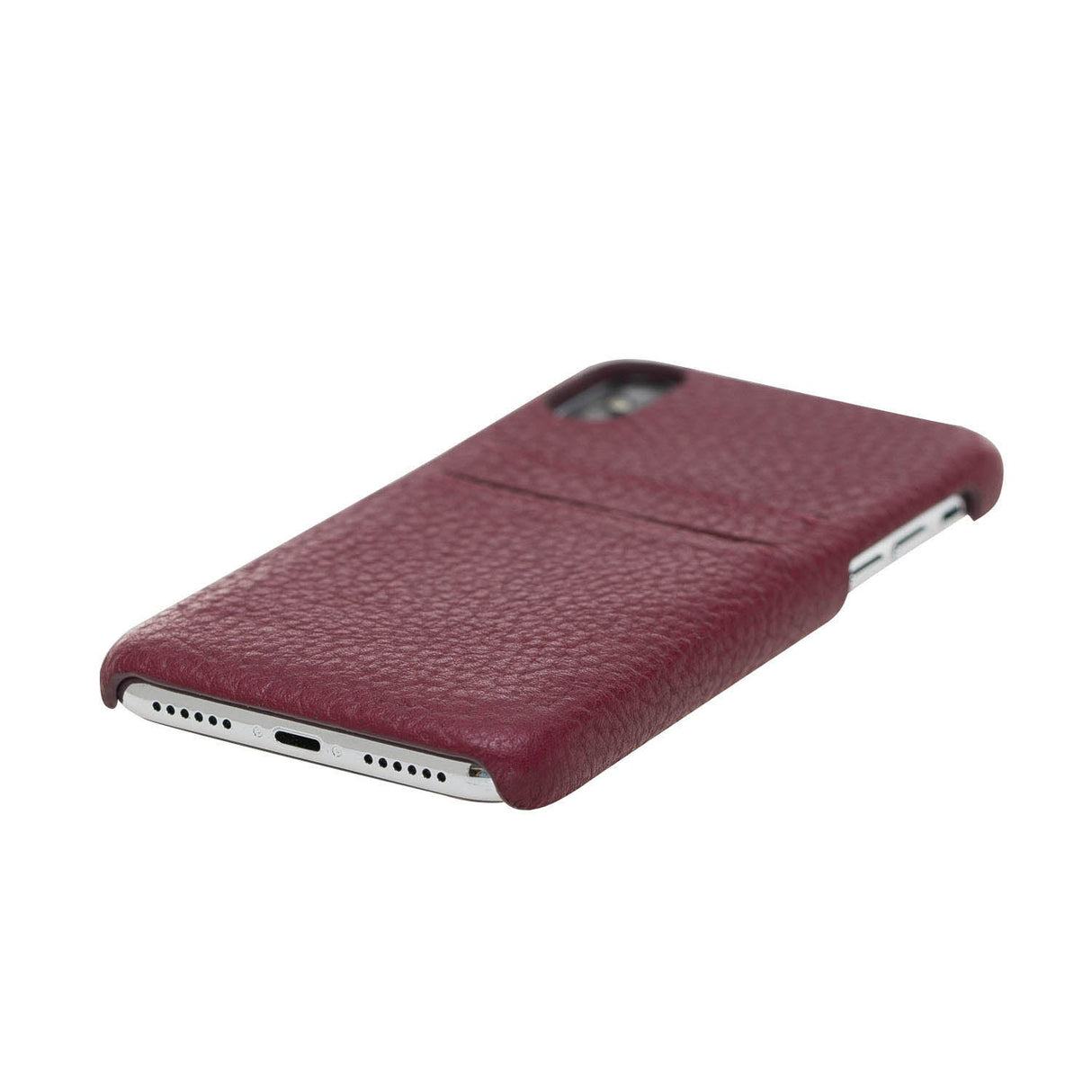 iPhone X / XS Snap - on Leather Case with Credit Card Slots by Hardiston - premium iPhone 10 (X) Cases