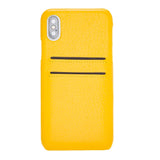 iPhone X / XS Snap - on Leather Case with Credit Card Slots by Hardiston - premium iPhone 10 (X) Cases