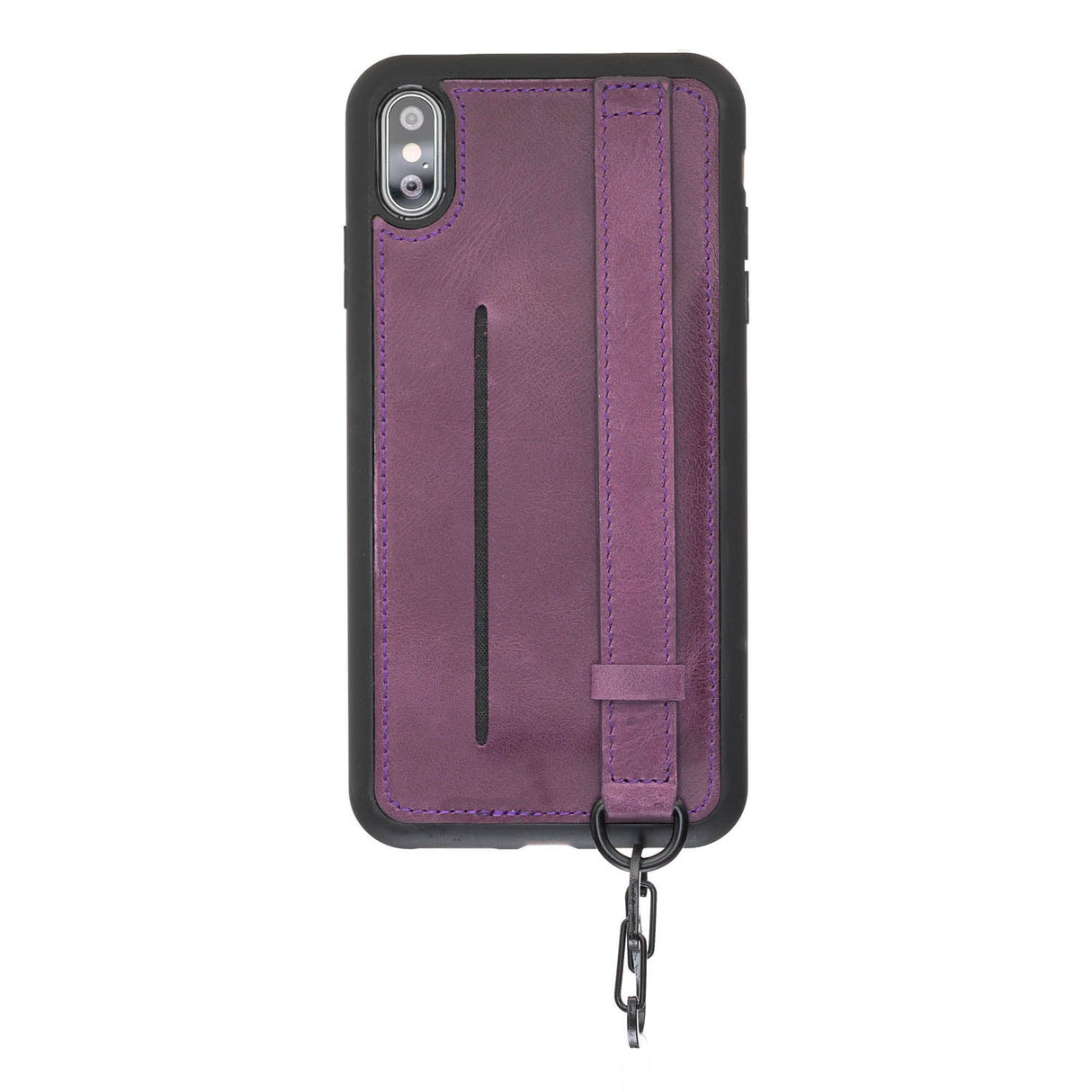 iPhone X / XS Snap - on Leather Grip Case by Hardiston - premium iPhone 10 (X) Cases