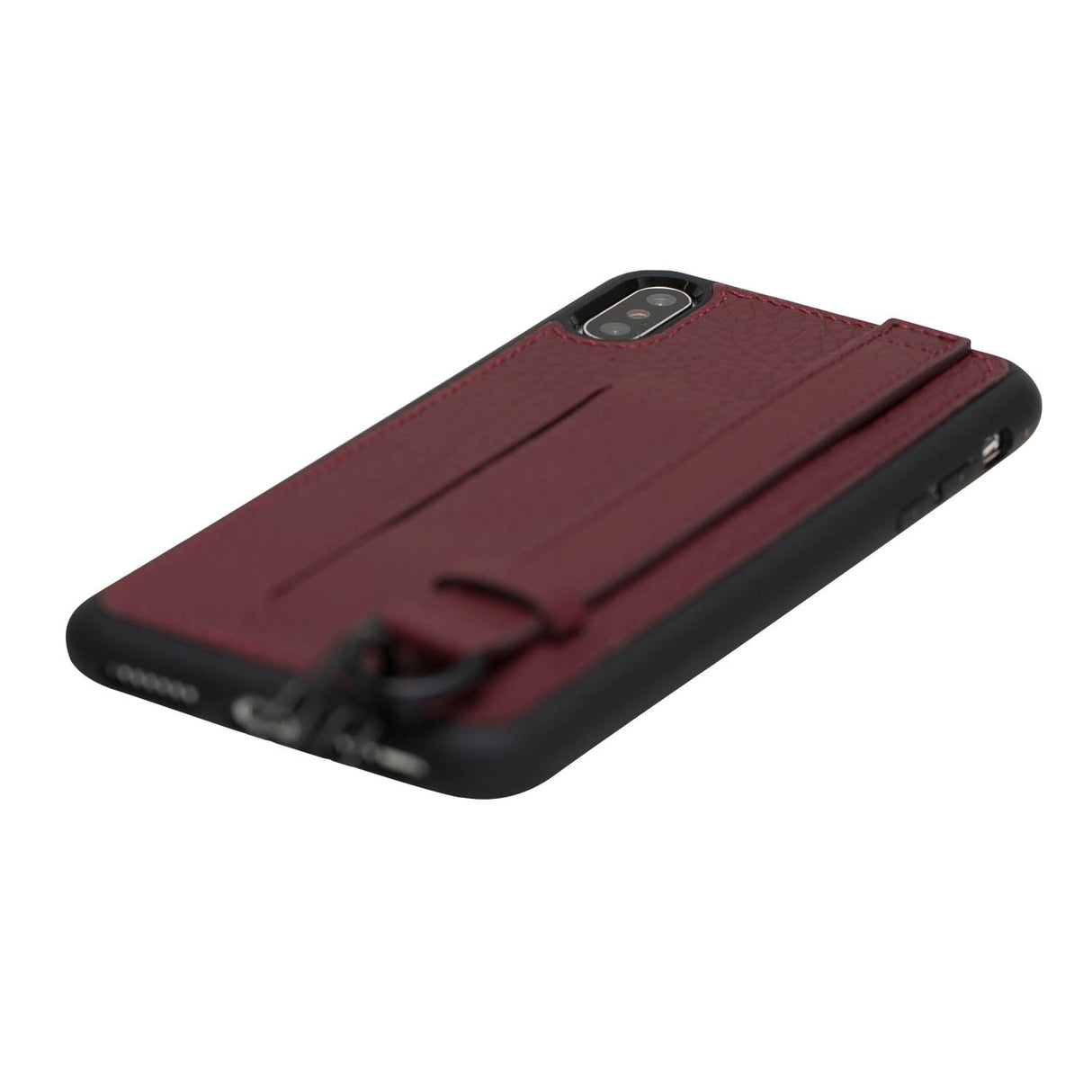 iPhone X / XS Snap - on Leather Grip Case by Hardiston - premium iPhone 10 (X) Cases