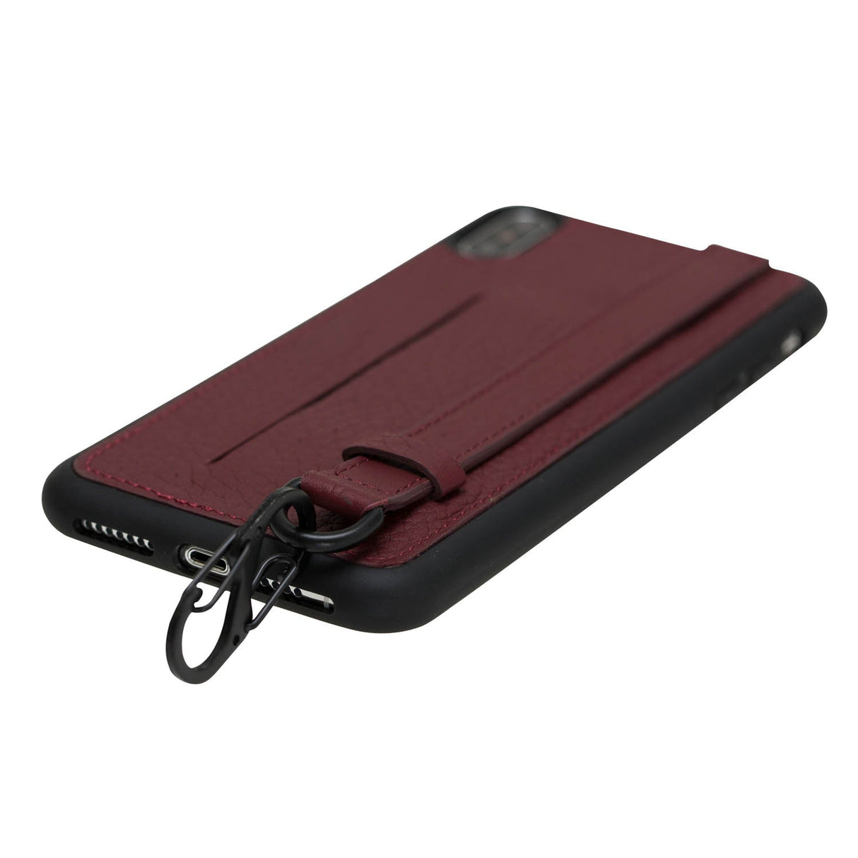 iPhone X / XS Snap - on Leather Grip Case by Hardiston - premium iPhone 10 (X) Cases