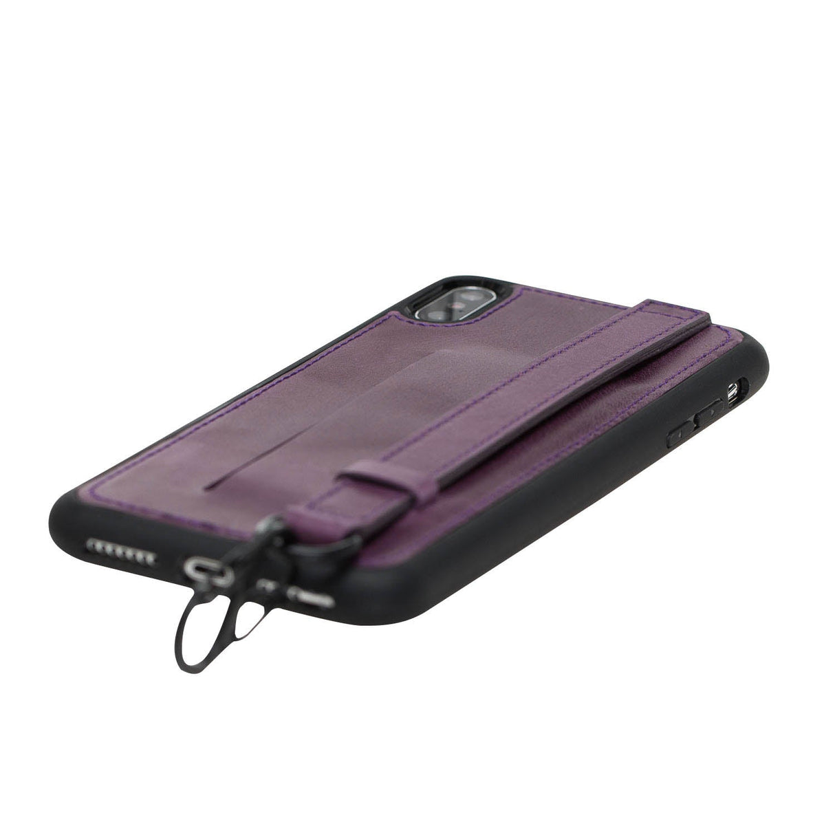 iPhone X / XS Snap - on Leather Grip Case by Hardiston - premium iPhone 10 (X) Cases