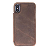 iPhone X / XS Snap On Leather Wallet Case by Hardiston - premium iPhone 10 (X) Cases