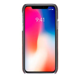iPhone X / XS Snap On Leather Wallet Case by Hardiston - premium iPhone 10 (X) Cases