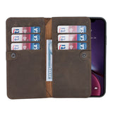 iPhone XR Dual Fold Magnetic Detachable Leather Wallet Case by Hardiston - premium iPhone 10 (X) Cases