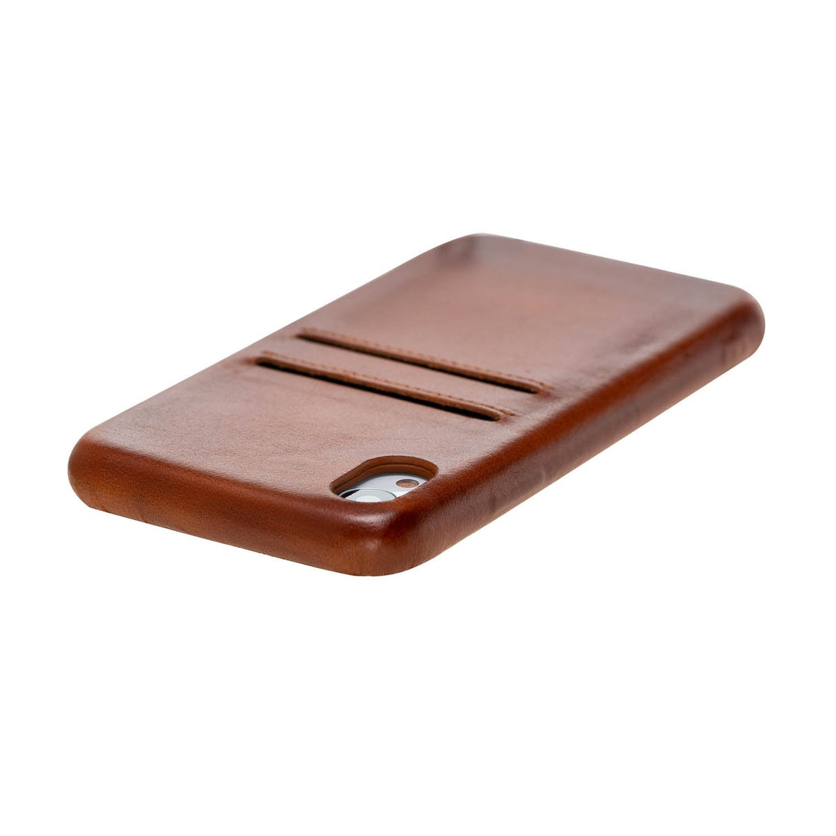 iPhone XR Snap - on Full Cover Leather Case with Credit Card Slots by Hardiston - premium iPhone 10 (X) Cases