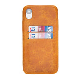 iPhone XR Snap - on Full Cover Leather Case with Credit Card Slots by Hardiston - premium iPhone 10 (X) Cases