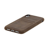 iPhone XR Snap - on Full Cover Leather Case with Credit Card Slots by Hardiston - premium iPhone 10 (X) Cases