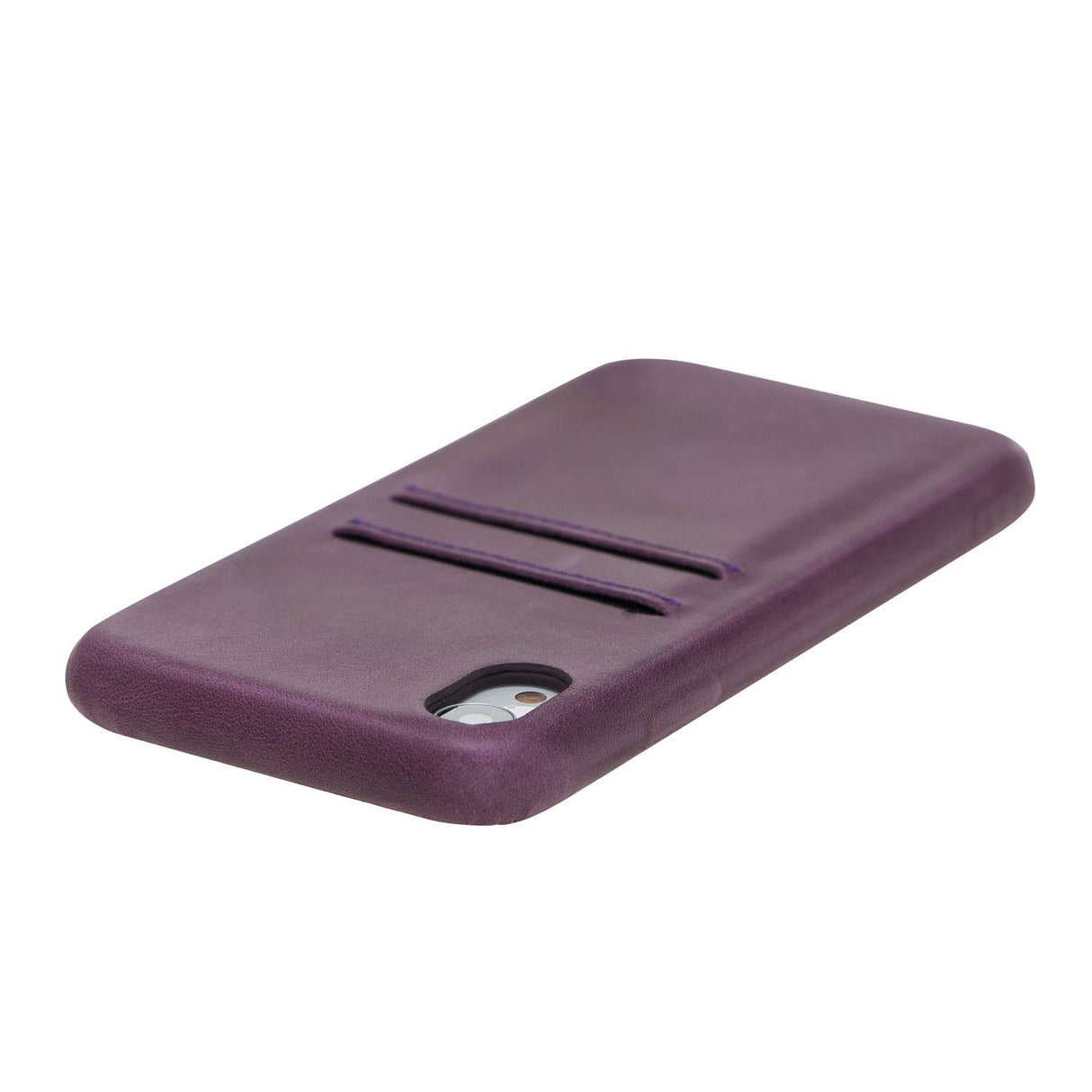iPhone XR Snap - on Full Cover Leather Case with Credit Card Slots by Hardiston - premium iPhone 10 (X) Cases