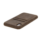 iPhone XR Snap - on Full Cover Leather Case with Credit Card Slots by Hardiston - premium iPhone 10 (X) Cases