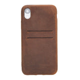 iPhone XR Snap - on Full Cover Leather Case with Credit Card Slots by Hardiston - premium iPhone 10 (X) Cases
