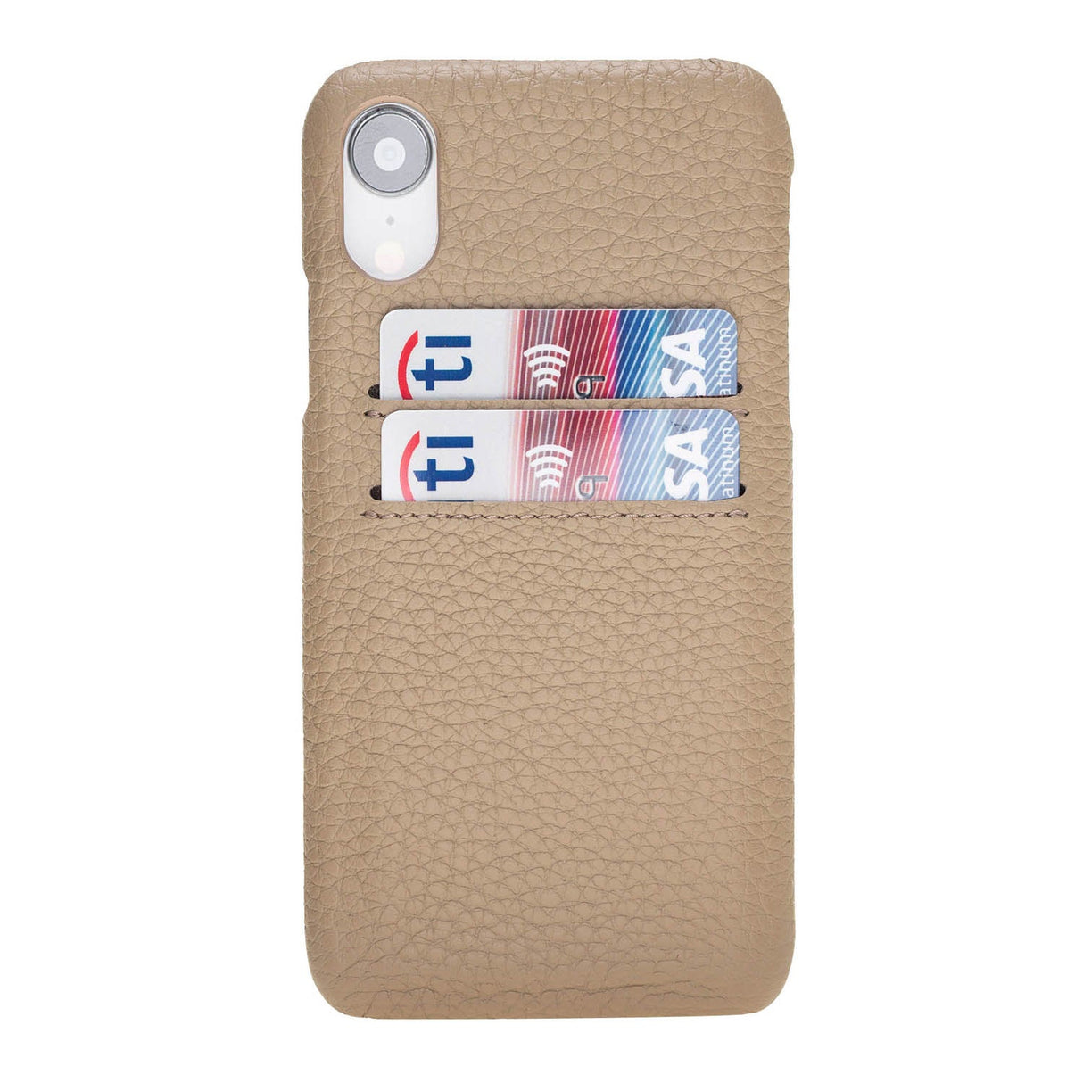 iPhone XR Snap - on Leather Case with Credit Card Slots by Hardiston - premium iPhone 10 (X) Cases