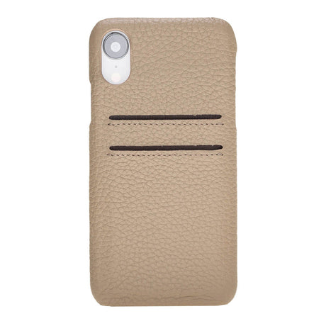 iPhone XR Snap - on Leather Case with Credit Card Slots by Hardiston - premium iPhone 10 (X) Cases
