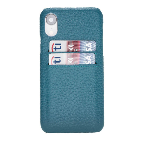 iPhone XR Snap - on Leather Case with Credit Card Slots by Hardiston - premium iPhone 10 (X) Cases