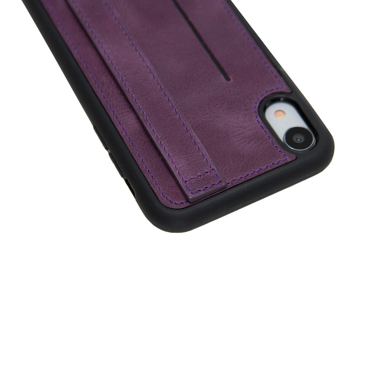 iPhone XR Snap - on Leather Grip Case by Hardiston - premium iPhone 10 (X) Cases