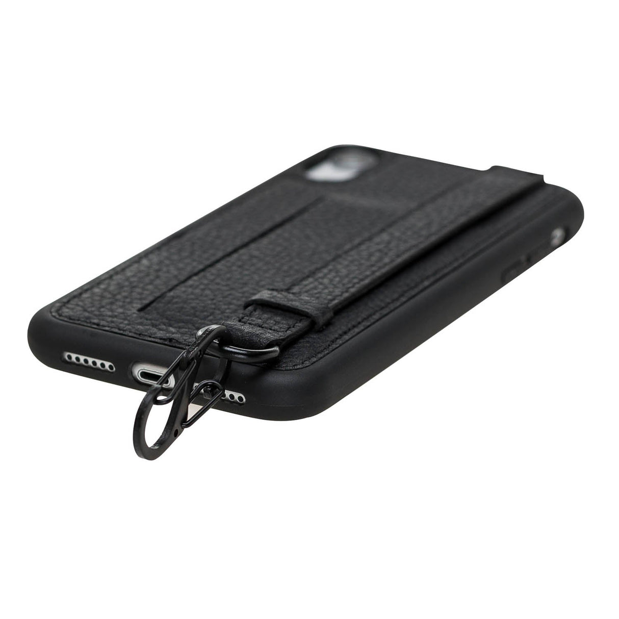 iPhone XR Snap - on Leather Grip Case by Hardiston - premium iPhone 10 (X) Cases