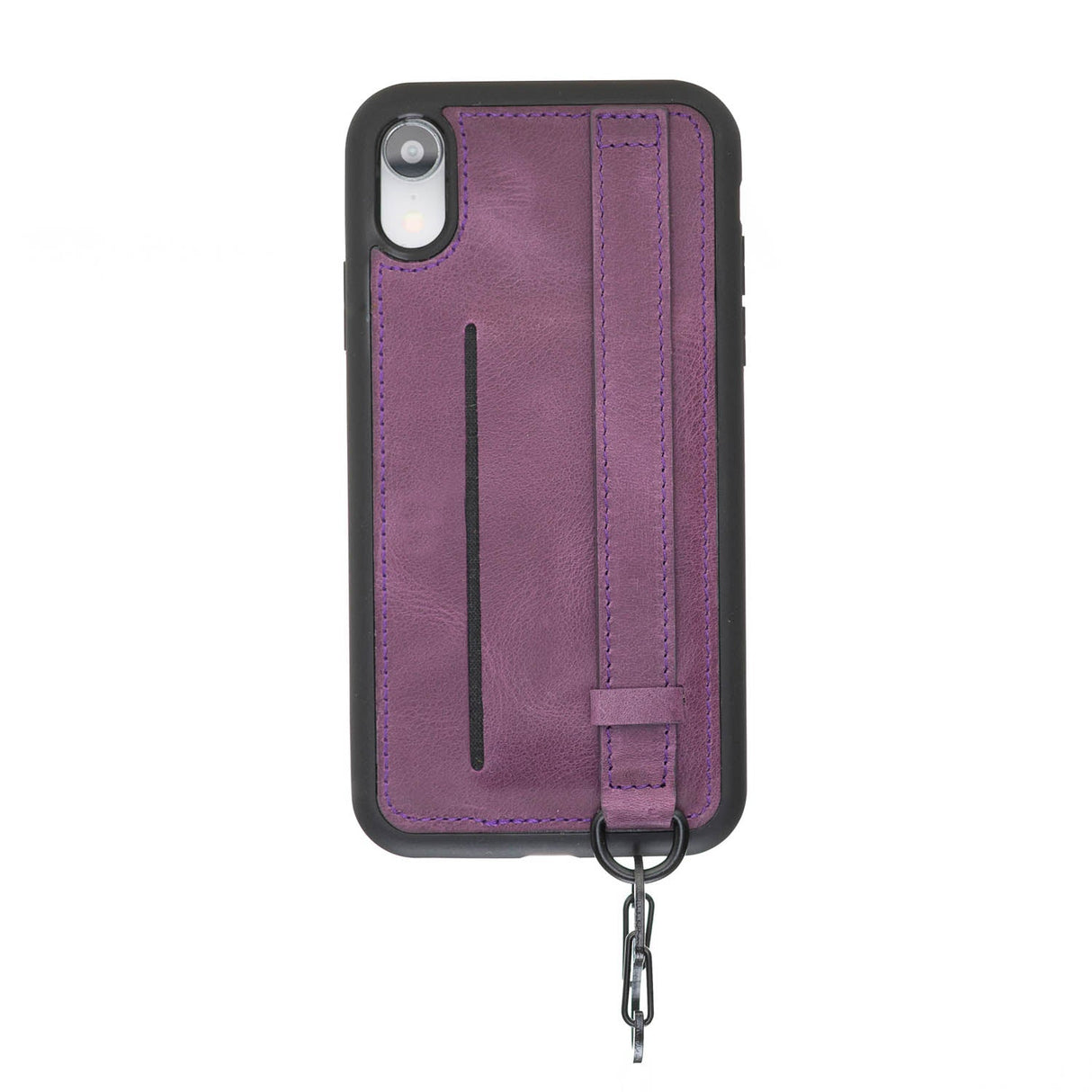 iPhone XR Snap - on Leather Grip Case by Hardiston - premium iPhone 10 (X) Cases
